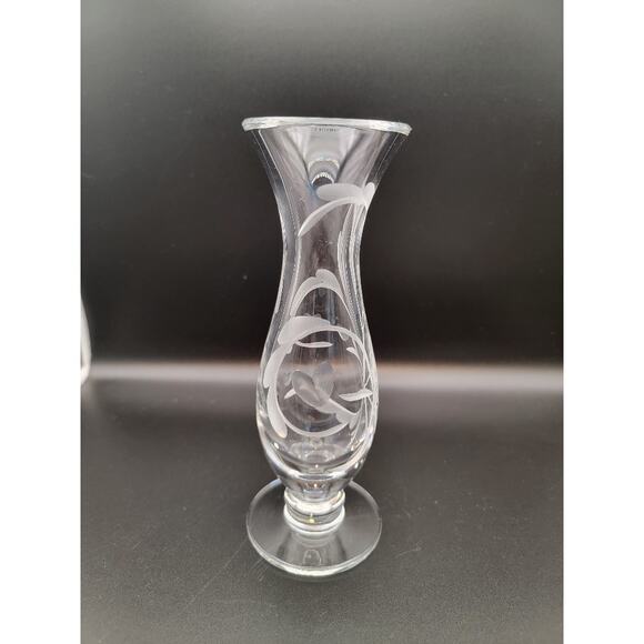 Marquis Waterford Crystal Bud Vase Yours‎ Truly Collection Etched - Picture 2 of 10